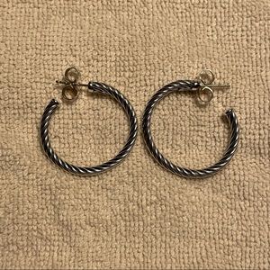 David Yurman Cable Hoop Earrings